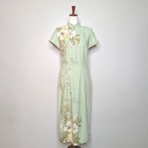 IOLANI Asian Inspired Hawaiian Midi Dress Size Small